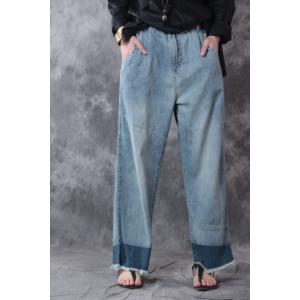straight loose fit jeans