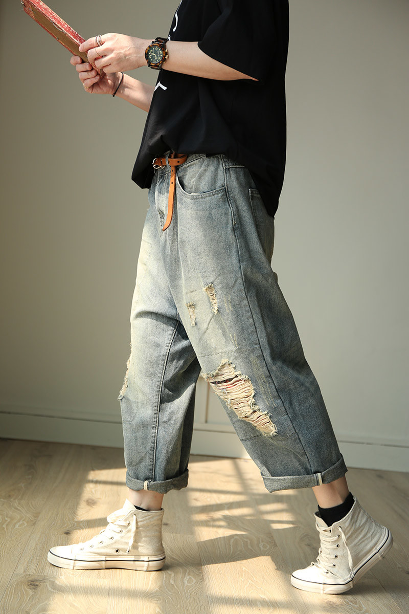 straight fit baggy jeans