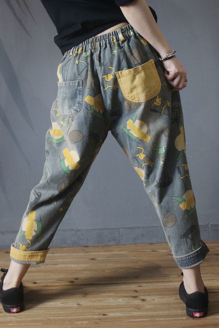 cartoon baggy jeans