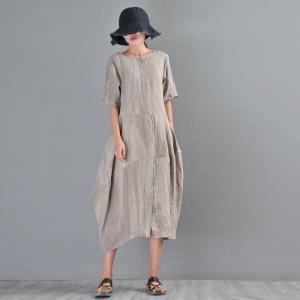 Loose fitting hot sale linen dresses