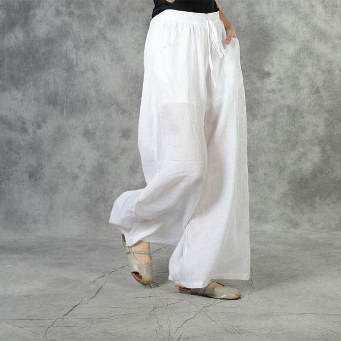 white palazzo trousers uk