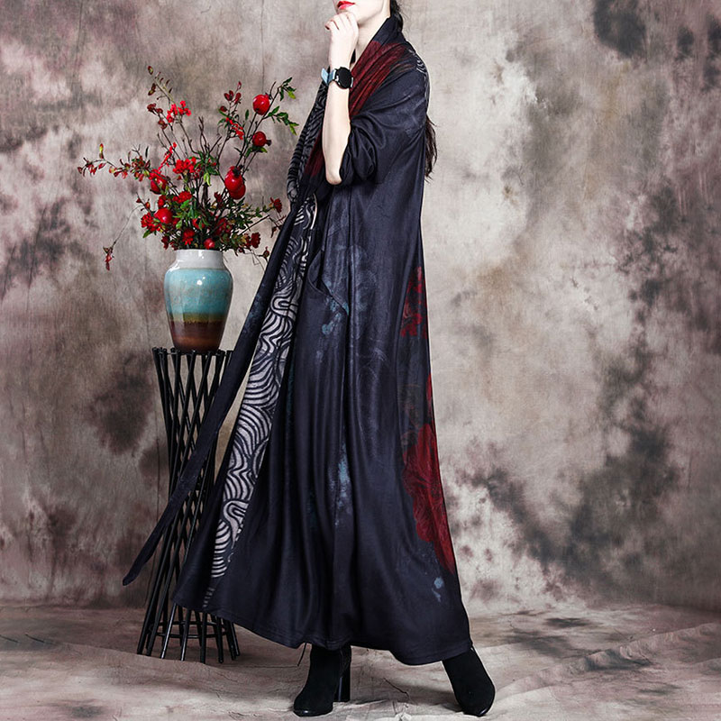 japanese long sleeve kimono