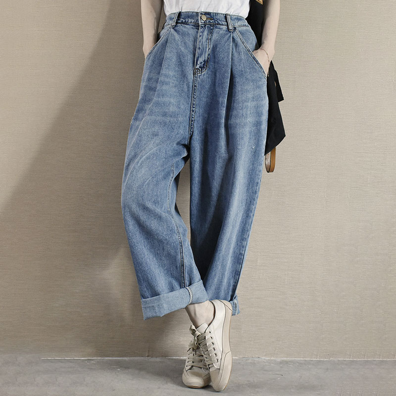 cuffed jeans baggy