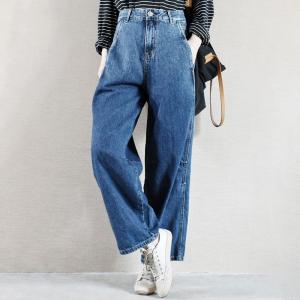 cuffed baggy jeans