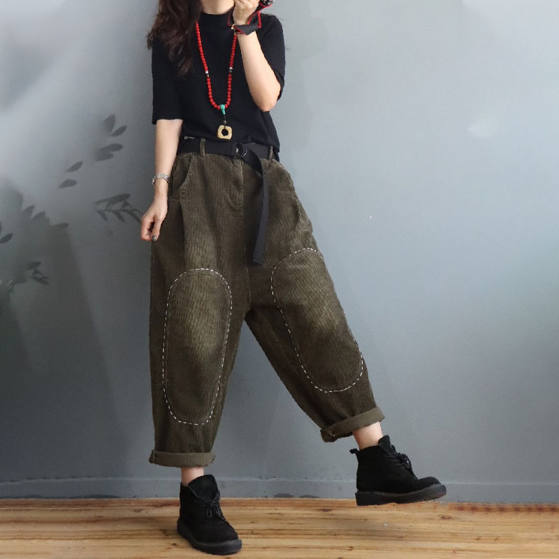 baggy corduroy pants womens