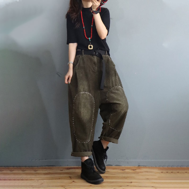 baggy corduroy pants womens