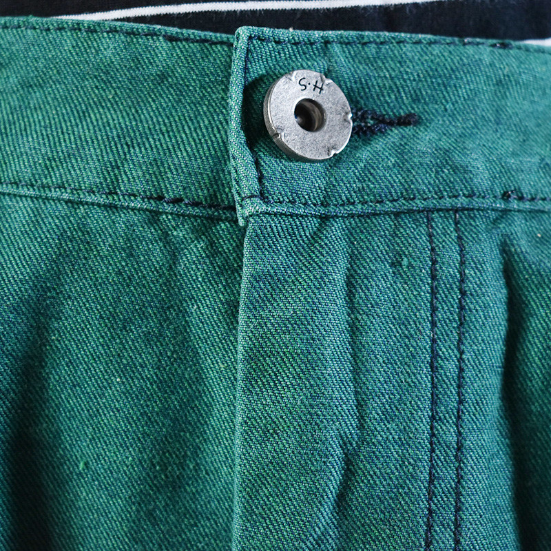 dark green baggy jeans