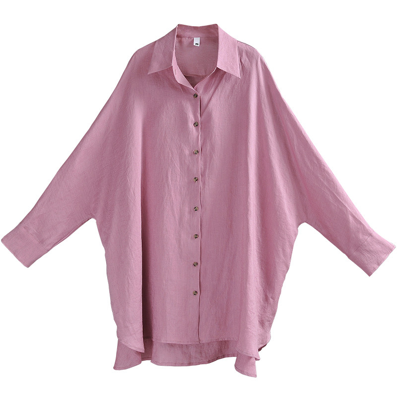 oversized linen shirt womens uk