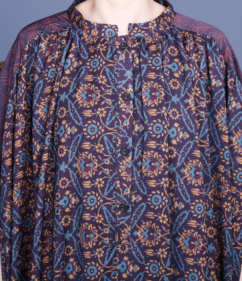 Over40 Style Modest Church Dress Plus Size Paisley Dress in Coffee One ...