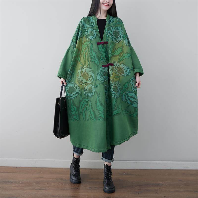 chinese-button-printed-coat-plus-size-blanket-coat-in-blue-green-one