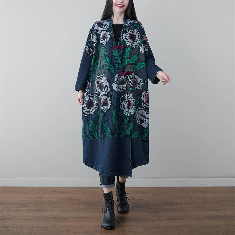 chinese-button-printed-coat-plus-size-blanket-coat-in-blue-green-one