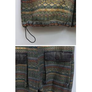 Colorful Totem Prints Pockets Midi Overalls